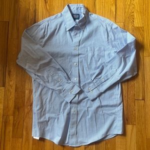 Eagle Blue Plaid Dress Shirt - M 15 1/2 32/33
